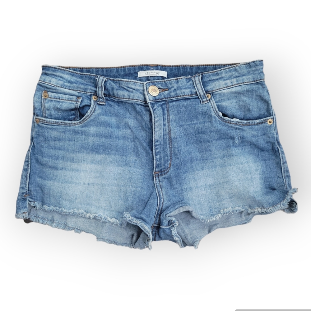 STS Blue Denim Shorts - Raw Frayed Hem